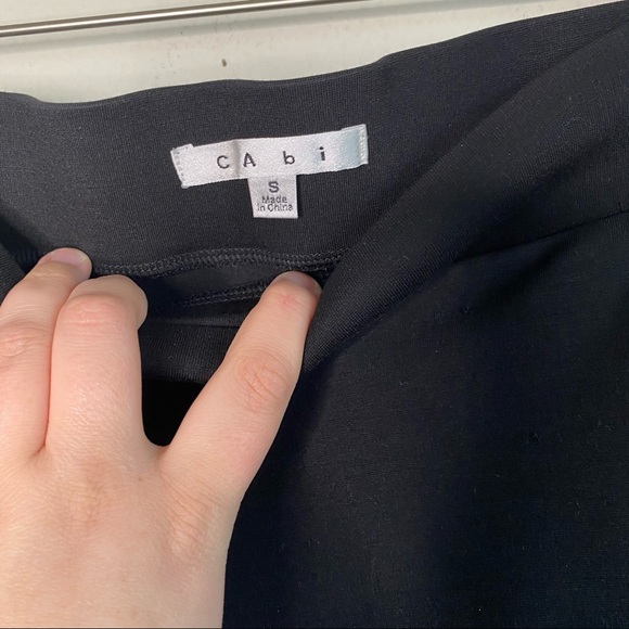 CAbi Black ponte knit ankle zipper leggings - Picture 14 of 15